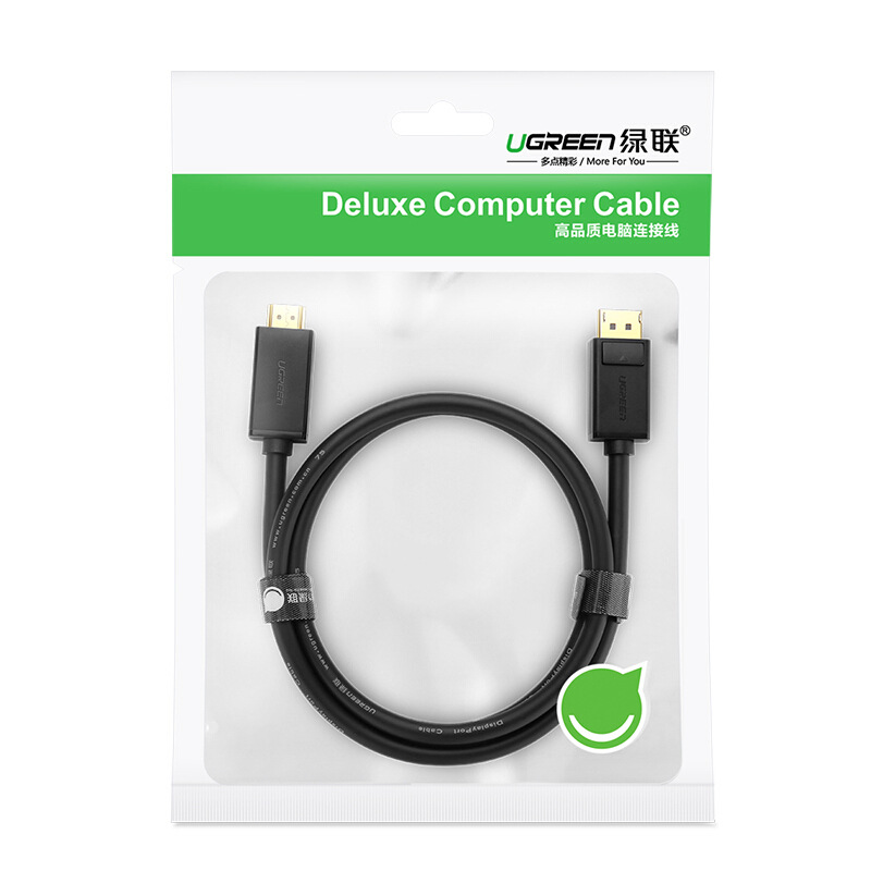 绿联 10202 转换线 DP转HDMI，Displayport 转 HDMI  1个按个销售