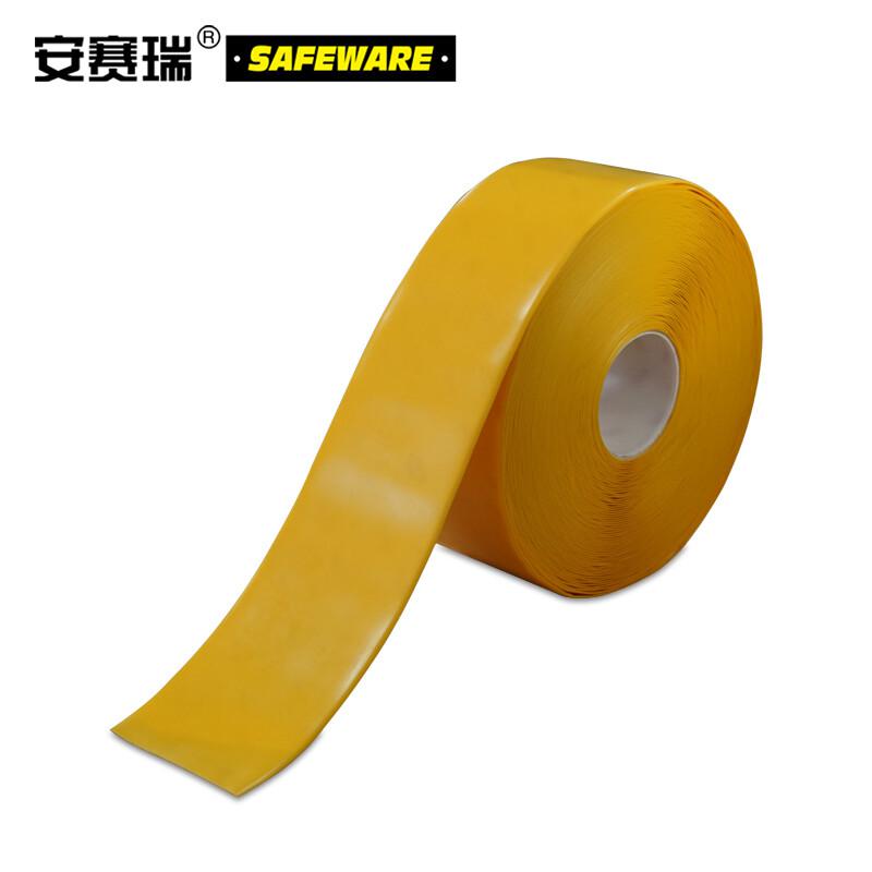安赛瑞 15001 重载型划线胶带  黄色 高强度PVC材料,自带背胶,,厚1mm,50mm×30m按（卷）销售