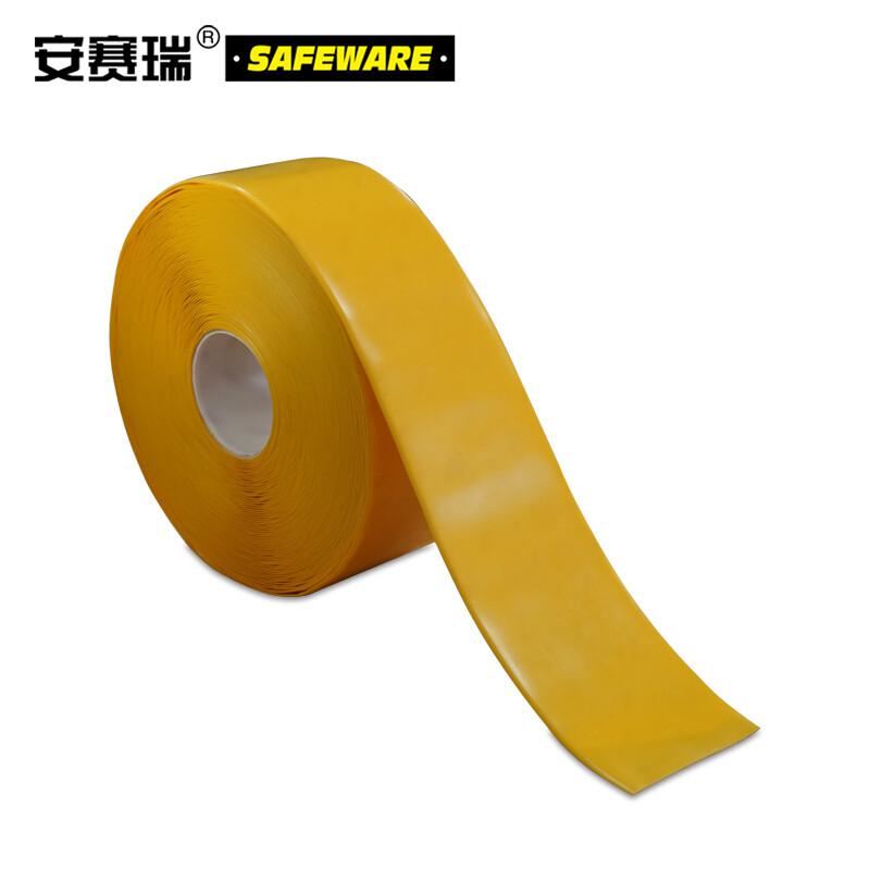 安赛瑞 15001 重载型划线胶带  黄色 高强度PVC材料,自带背胶,,厚1mm,50mm×30m按（卷）销售