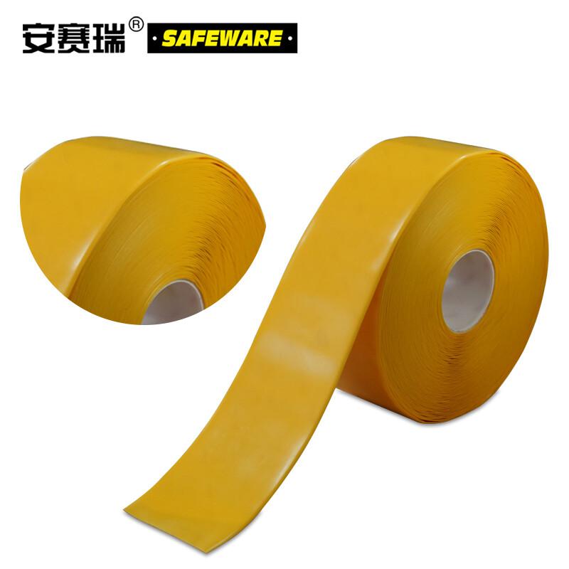 安赛瑞 15001 重载型划线胶带  黄色 高强度PVC材料,自带背胶,,厚1mm,50mm×30m按（卷）销售