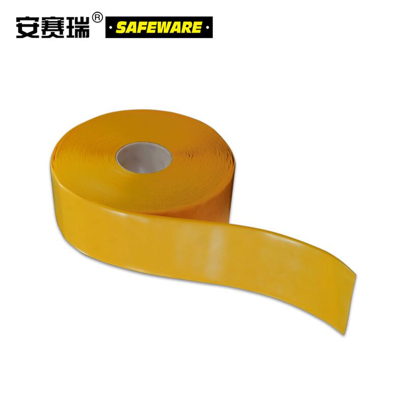 安赛瑞 15001 重载型划线胶带  黄色 高强度PVC材料,自带背胶,,厚1mm,50mm×30m按（卷）销售