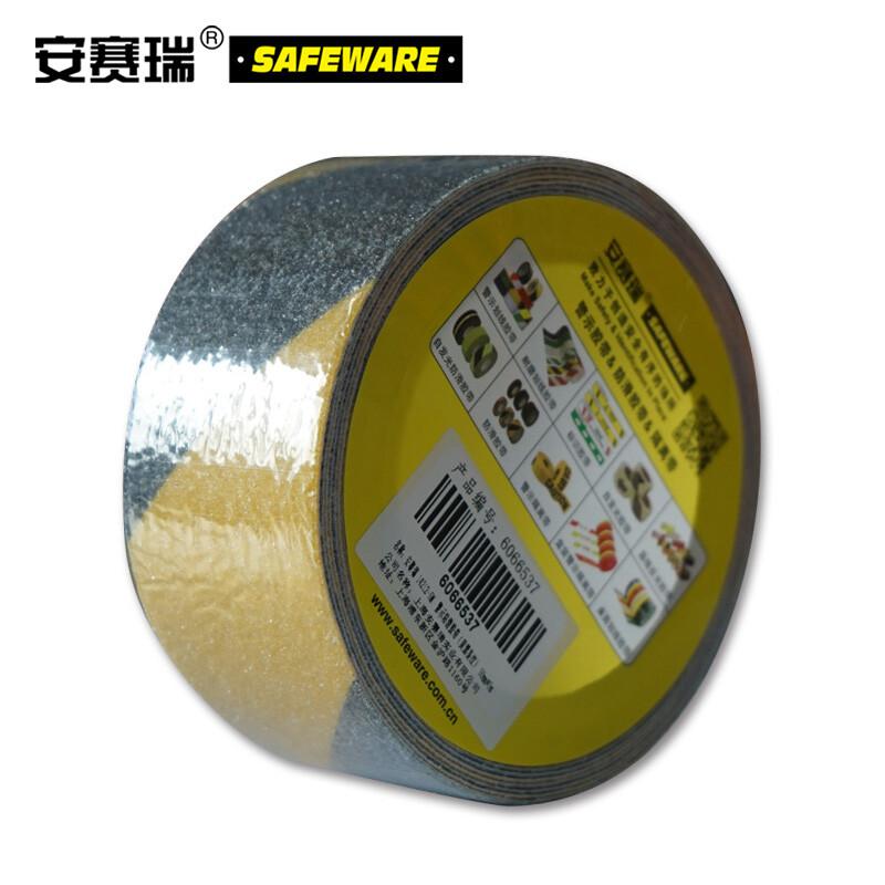 安赛瑞 14212 防滑胶带(黄/黑) PET基材+金刚砂防滑颗粒,黄黑条纹,50mm×18m按(卷)销售 安赛瑞 14212 防滑胶带(黄/黑) PET基材+金刚砂防滑颗粒,黄黑条纹,50mm×18m按(卷)销售