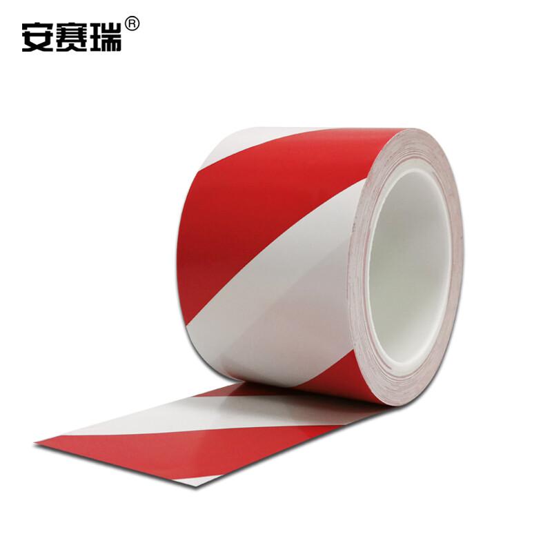 安赛瑞 14326 地板划线胶带（红白条纹） 75mm×22m按（卷）销售