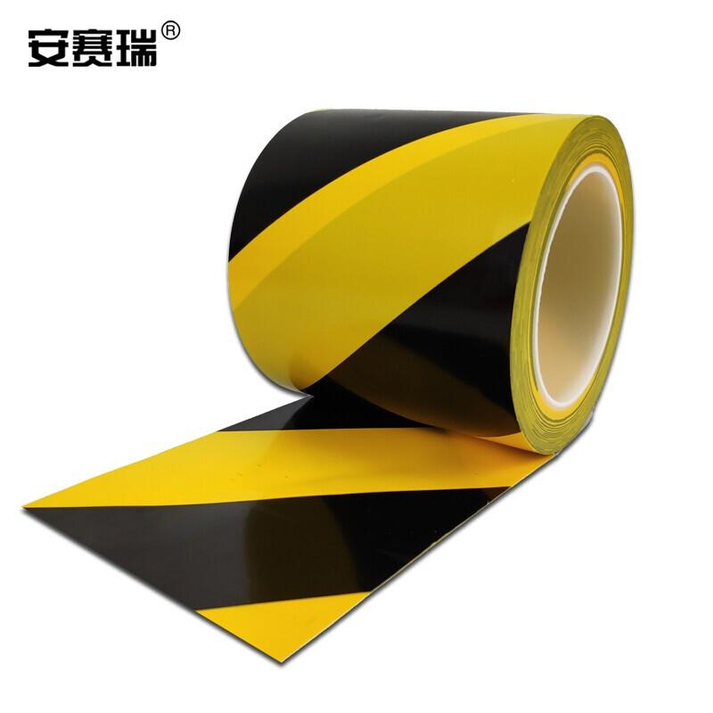 安赛瑞 14339 地板划线胶带（黄黑条纹） 100mm×22m按（卷）销售