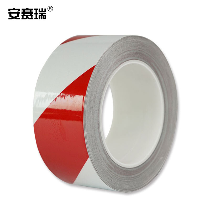 安赛瑞 14206 反光划线胶带（红白条纹） 50mm×22m按（卷）销售