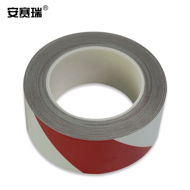 安赛瑞 14206 反光划线胶带（红白条纹） 50mm×22m按（卷）销售