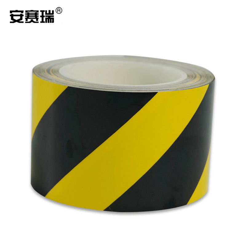 安赛瑞 15632 耐磨型划线胶带（黄黑条纹） 75mm×22m按（卷）销售