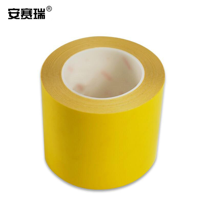 安赛瑞 15635 耐磨型划线胶带 100mm×22m 黄色按（卷）销售