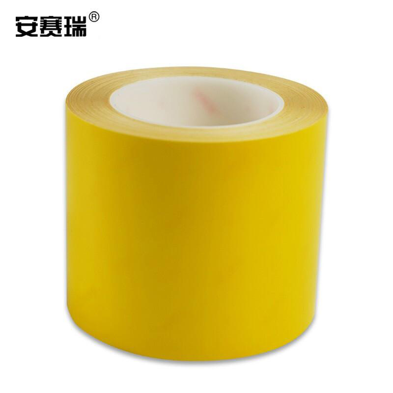 安赛瑞 15635 耐磨型划线胶带 100mm×22m 黄色按（卷）销售