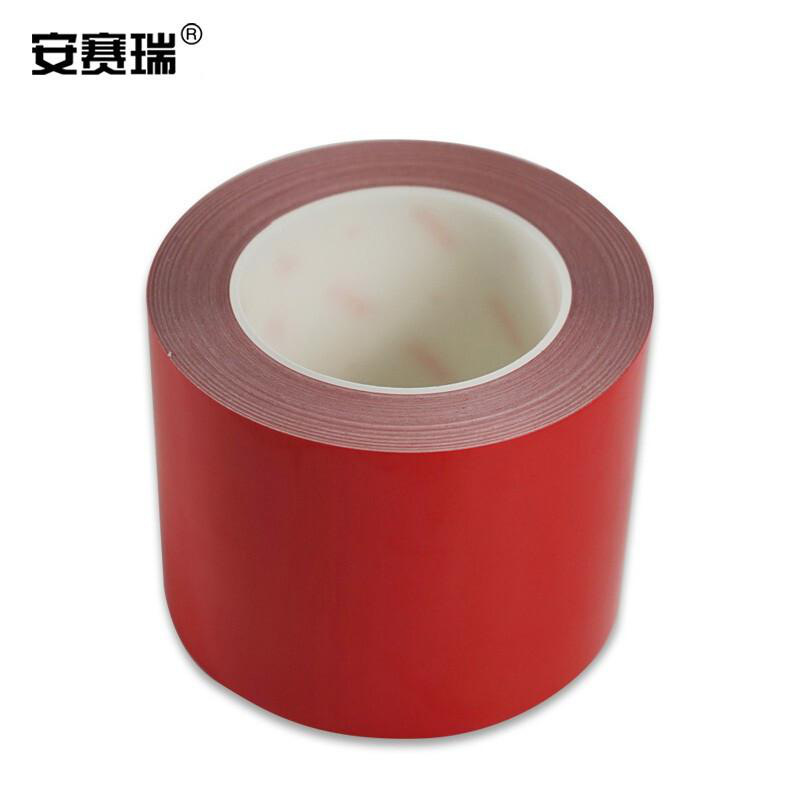 安赛瑞 15636 耐磨型划线胶带 100mm×22m 红色按（卷）销售