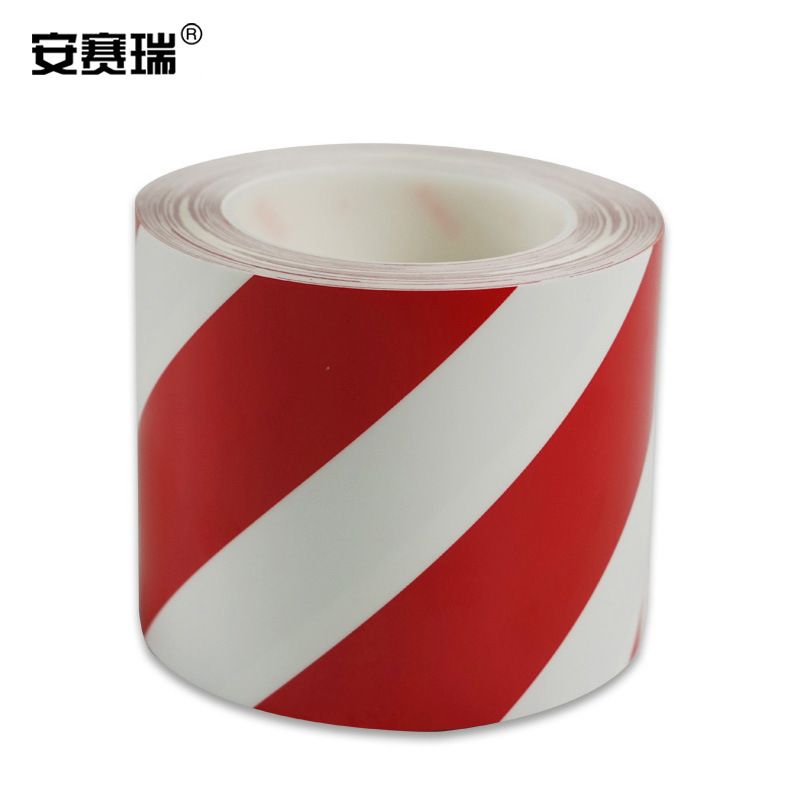 安赛瑞 15642 耐磨型划线胶带(红白条纹) 100mm×22m按(卷)销售 安赛瑞 15642 耐磨型划线胶带(红白条纹) 100mm×22m按(卷)销售