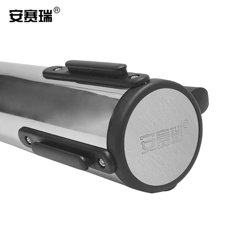 安赛瑞 14494 伸缩带隔离柱 带长2m,高910mm,立柱Φ63mm,底盘Φ320mm 金属色按（个）销售