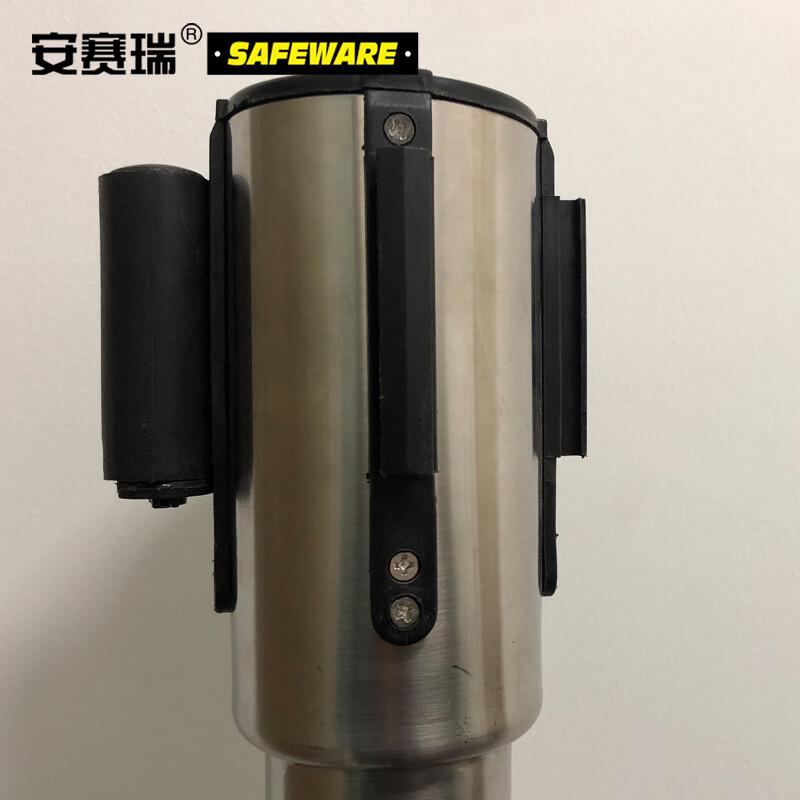 安赛瑞 14505 U型底座伸缩带隔离柱 带长2m,高890mm,立柱Φ63mm,底盘Φ360mm 金属色按（个）销售