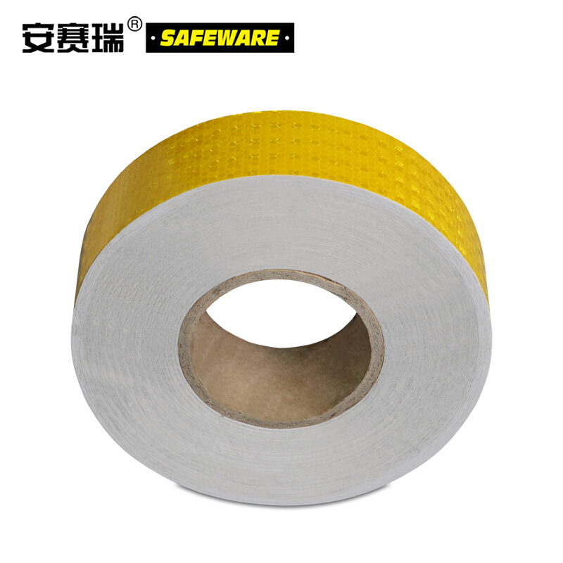 安赛瑞 14353 超级晶格反光警示胶带 黄色 50mm×50m按(卷)销售 安赛瑞 14353 超级晶格反光警示胶带 黄色 50mm×50m按(卷)销售