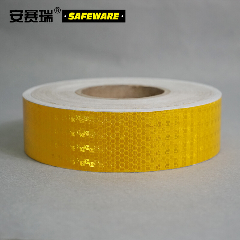 安赛瑞 14353 超级晶格反光警示胶带 黄色 50mm×50m按(卷)销售 安赛瑞 14353 超级晶格反光警示胶带 黄色 50mm×50m按(卷)销售