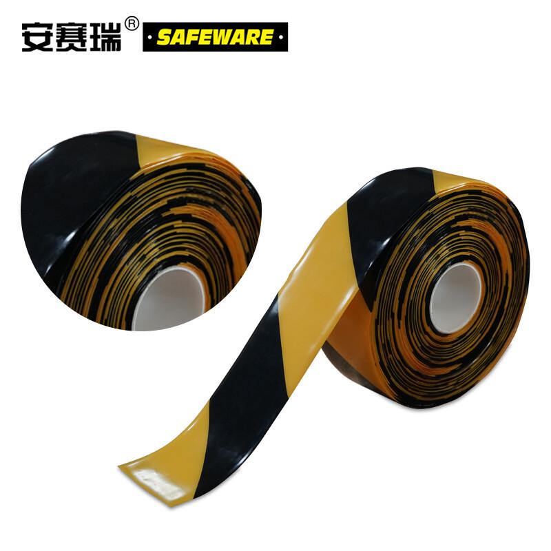 安赛瑞 11754 重载型划线胶带  黑黄色 50mm×30m，厚度1mm按（卷）销售