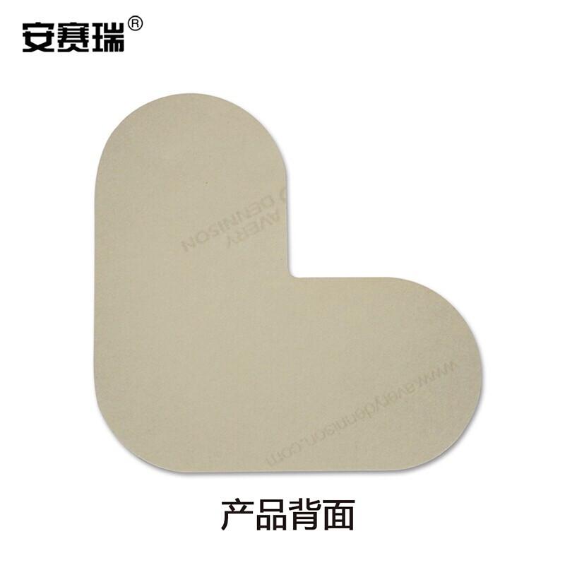 安赛瑞 15794 5S管理地贴（L型）  蓝色 100×100mm，10个/包按（包）销售