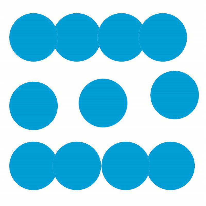 安赛瑞 15789 5S管理地贴(圆型) 蓝色 Φ50mm,10个/包按(包)销售 安赛瑞 15789 5S管理地贴(圆型) 蓝色 Φ50mm,10个/包按(包)销售