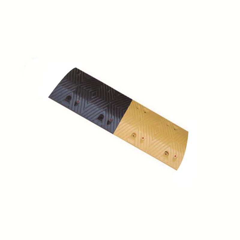 安赛瑞 14460 重载橡胶减速带  黑黄色 1000×350×50mm按（块）销售