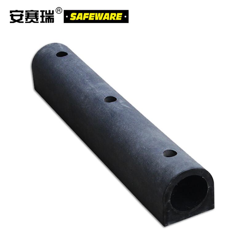 安赛瑞 14467 D型橡胶防撞缓冲块  黑色 1000×200×200mm，重32kg按（个）销售