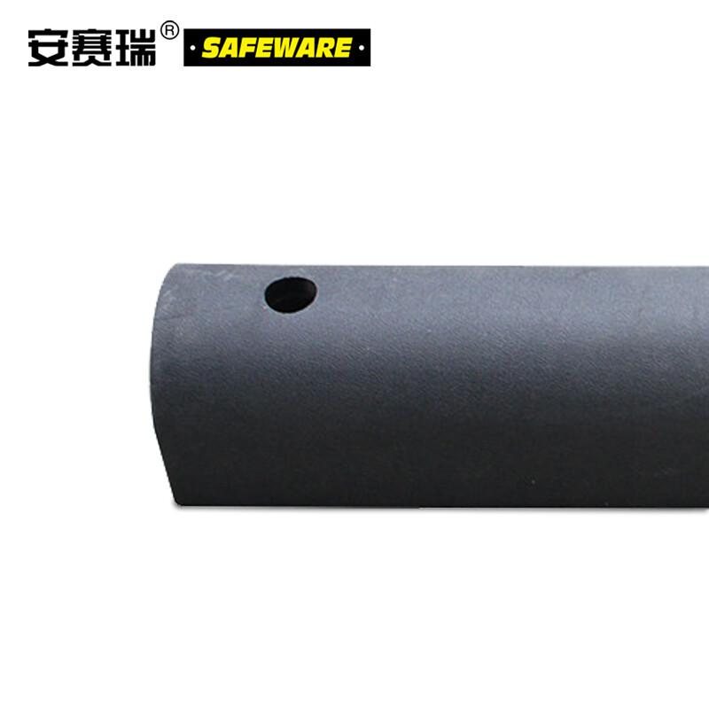 安赛瑞 14467 D型橡胶防撞缓冲块  黑色 1000×200×200mm，重32kg按（个）销售