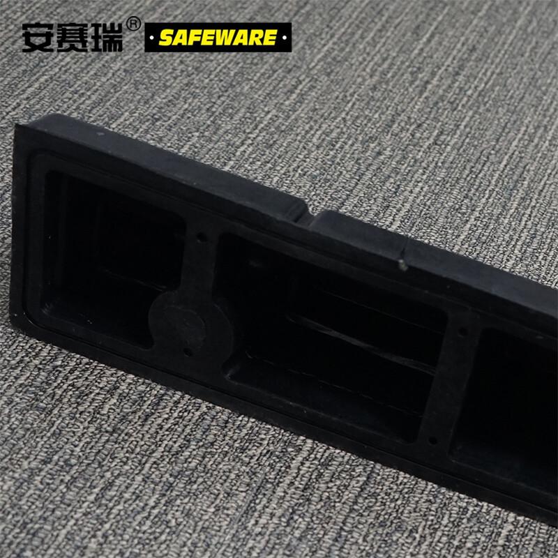 安赛瑞 14470 反光车轮定位器  黑黄色 600×120×100mm，2个/套按（对）销售