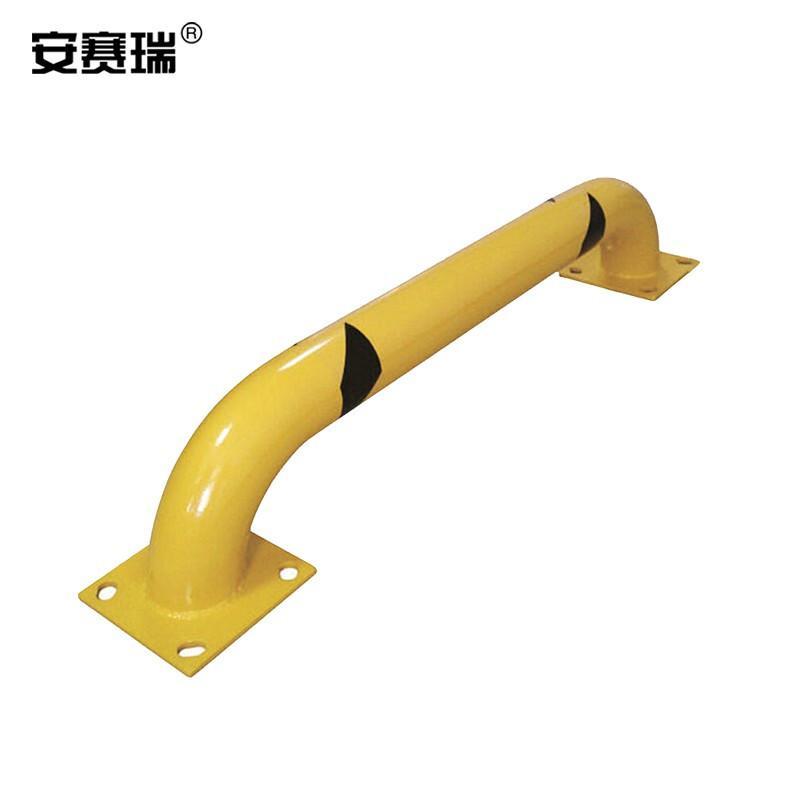 安赛瑞 11427 钢制警示隔离栏（低位）  黄色 长1220×高230mm，Φ115mm，壁厚3mm按（个）销售