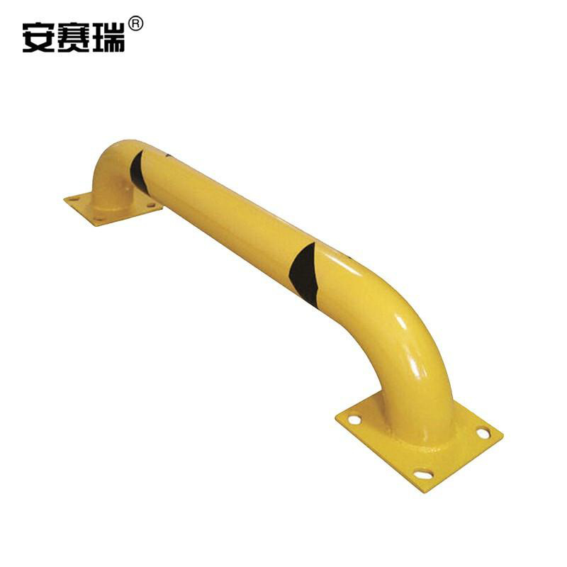 安赛瑞 11427 钢制警示隔离栏（低位）  黄色 长1220×高230mm，Φ115mm，壁厚3mm按（个）销售