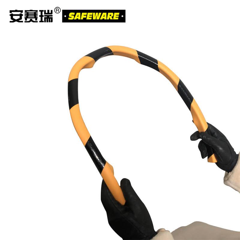 安赛瑞 11693 卡入型中号防撞条  黑黄色 18×32×900mm按（根）销售