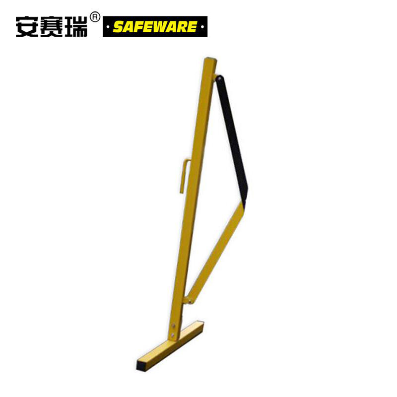 安赛瑞 11701 移动式伸缩护栏  黑黄色 高95cm，长度范围0.22-2.5m按（套）销售