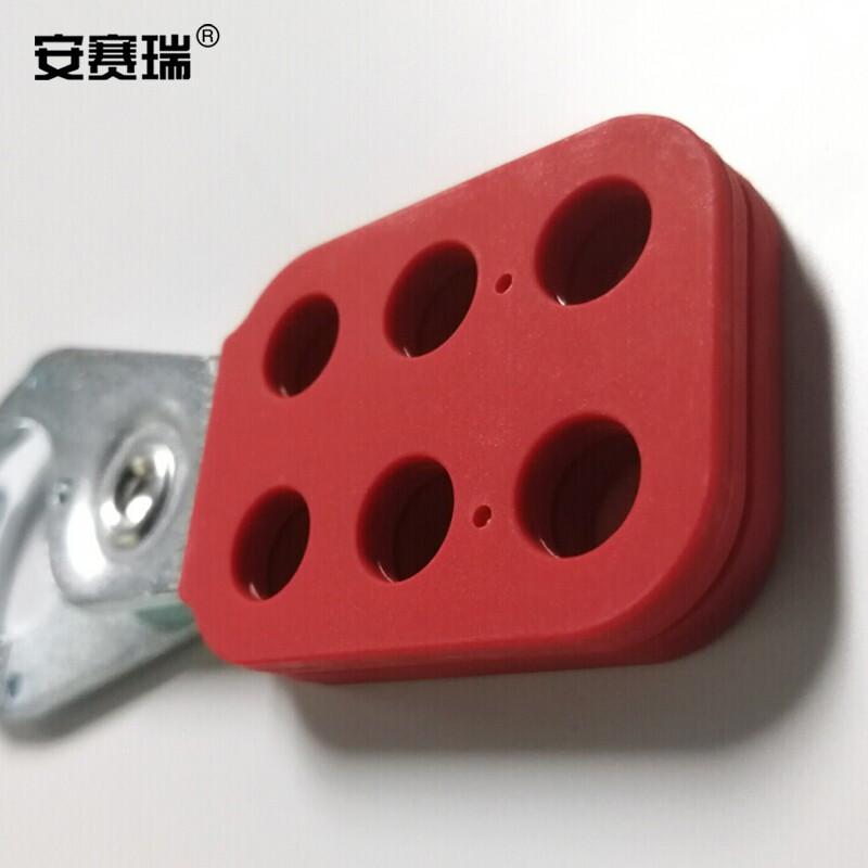 安赛瑞 34000 钢制安全锁钩（小号）  红色  锁钩Φ25mm按（把）销售