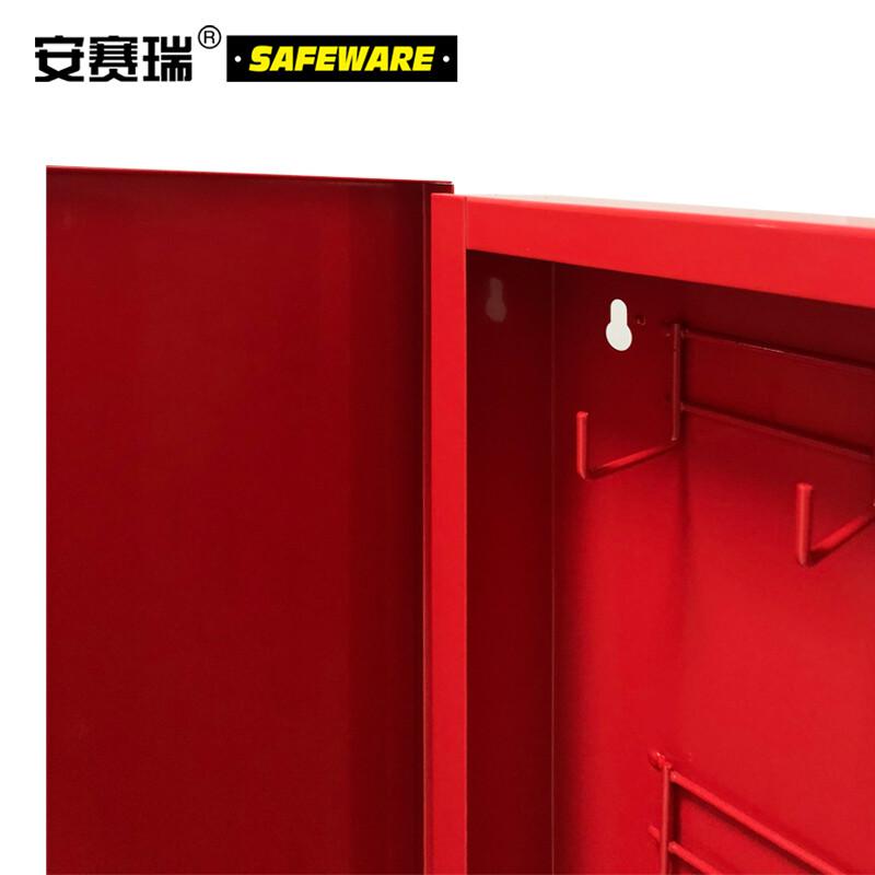 安赛瑞 14734 锁具管理箱（套装）  红色 18把塑料挂锁和吊牌，400×465×55mm按（套）销售