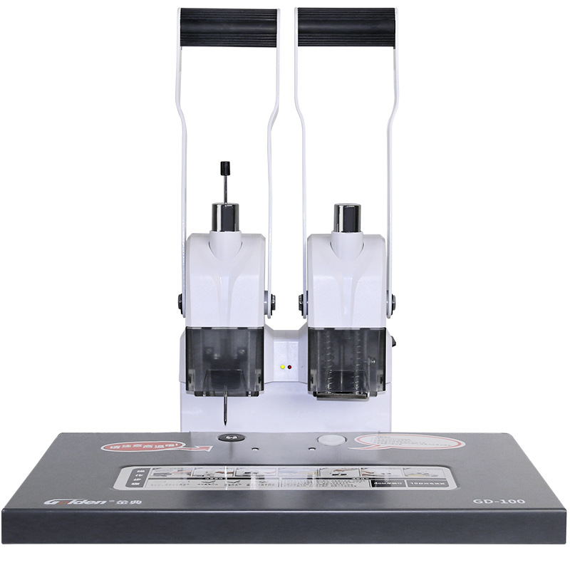 金典 GD-100 装订机 双孔 黑白色 台 适用于财务凭证档案装订按台销售