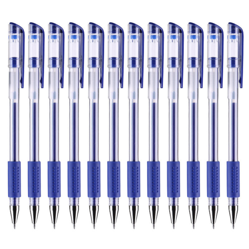 晨光 Q7 插盖式中性笔 0.5MM 12支/盒 蓝色按（盒）销售