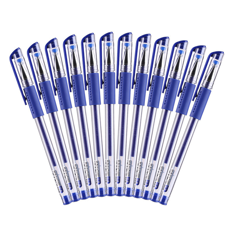 晨光 Q7 插盖式中性笔 0.5MM 12支/盒 蓝色按（盒）销售