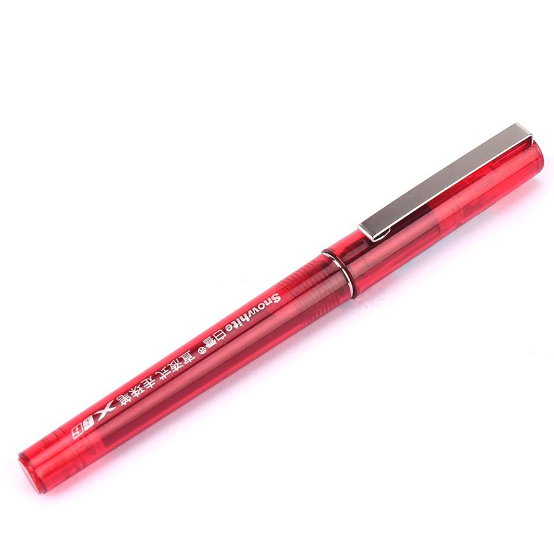 白雪 X66 直液式走珠笔 0.5 红色按盒销售