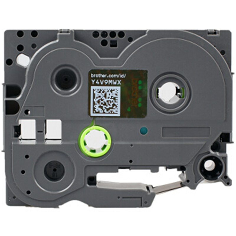 兄弟 TZE-761 标签色带 36mm*8m 绿底黑字 适用于PT-P950NW,PT-P900W,PT-P900按卷销售