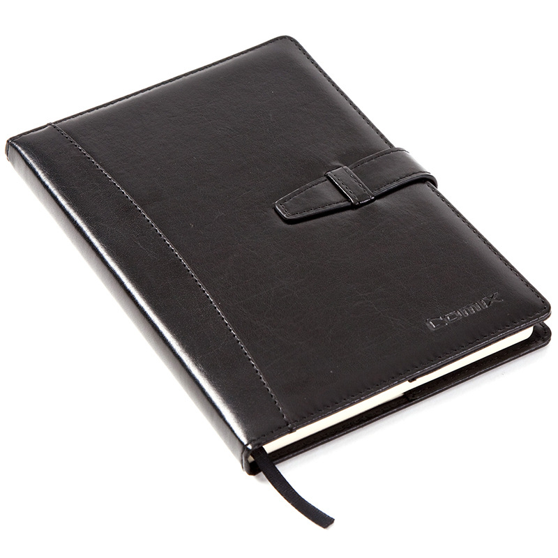 齐心 C5807 皮面笔记本 18K 114页 黑色按（本）销售