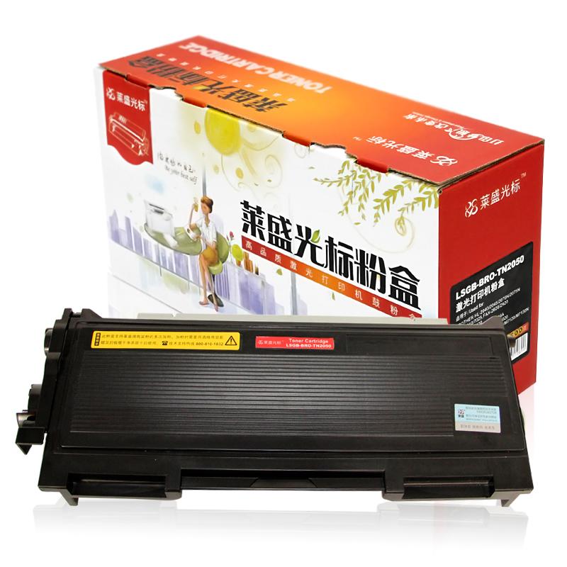 莱盛光标 LSGB-BRO-TN2050 墨粉 2500页 黑色 适用BROTHER HL-2040/2045/2070N/DCP-7010/7025/FAX-2820/2920/MFC-7220/7420/XEROX DocuPrint 203A/204A/2050N/M3020/M3120按支销售