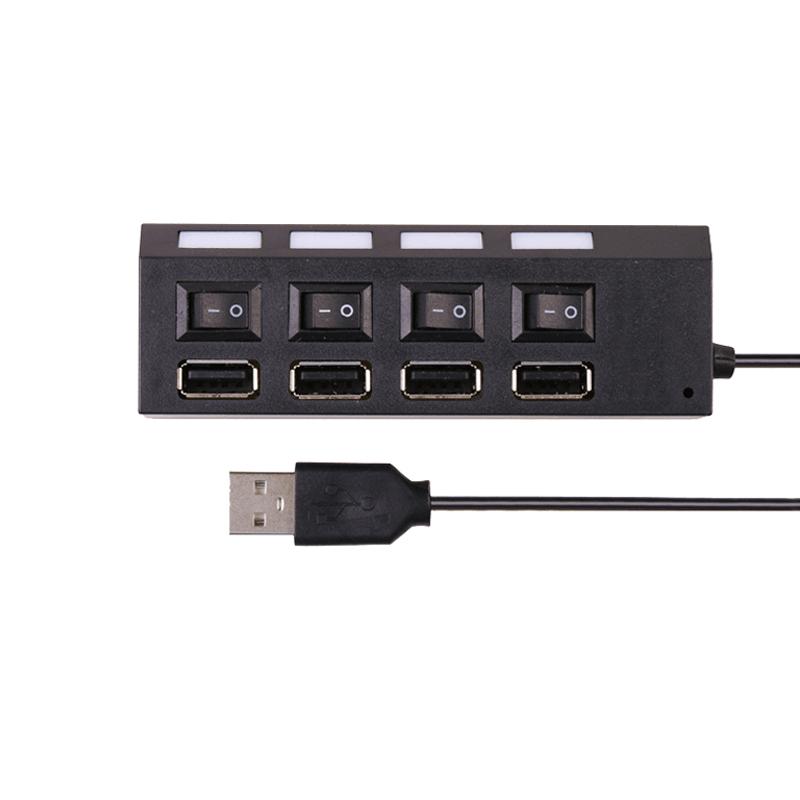 酷比客 LCHB02BBK USB2.0 HUB 4口 带开关 黑色 适用于U盘，读卡器，USB鼠标，USB键盘，扫描仪，数码像机，数码摄像机，USB声卡等设备按（个）销售