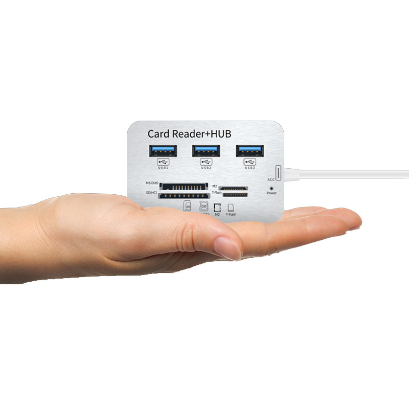 酷比客 LCHC20WH USB3.0 HUB 3口 带读卡器 白色 适用于U盘，读卡器，USB鼠标，USB键盘，扫描仪，数码像机，数码摄像机，USB声卡等设备按（个）销售