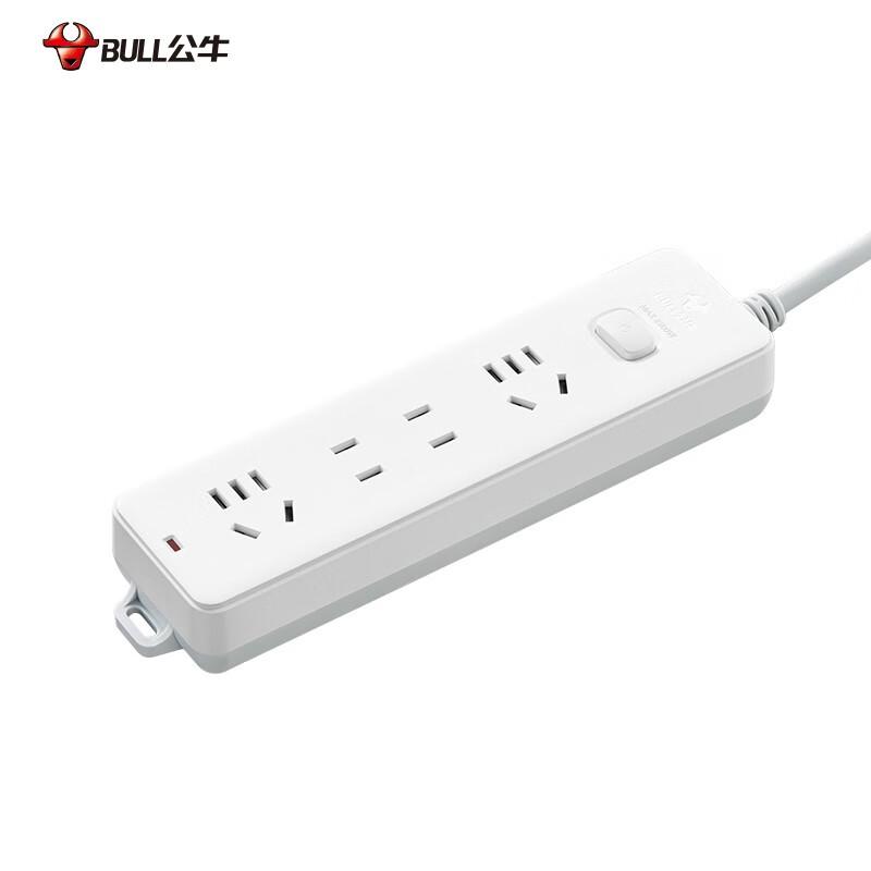 公牛 GN-211（新） 插座 拖线板 单控四联 1.8米按（个）销售