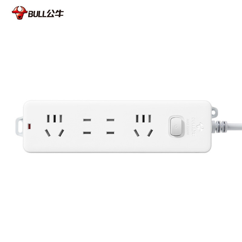 公牛 GN-211（新） 插座 单控四联4米按（个）销售