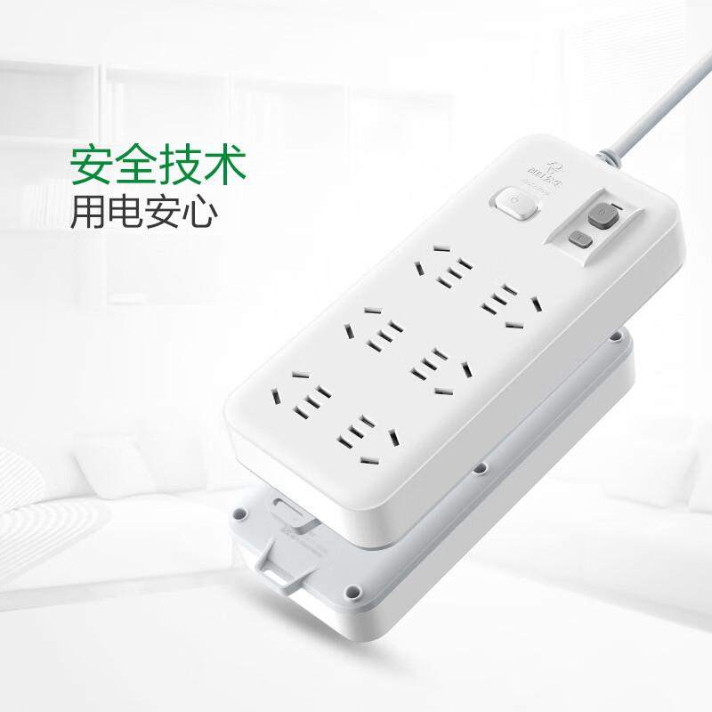公牛 GN-705 (新） 单控六联插座 3米按（个）销售