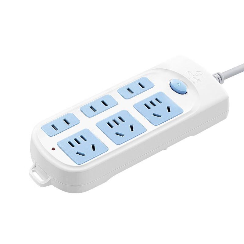 公牛 GN-609 (新） 单控六联插座 3米按（个）销售