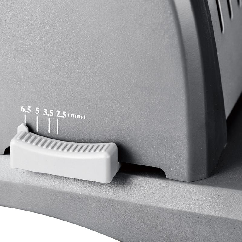 得力 3873 胶圈装订机 21孔 银黑色按（台）销售