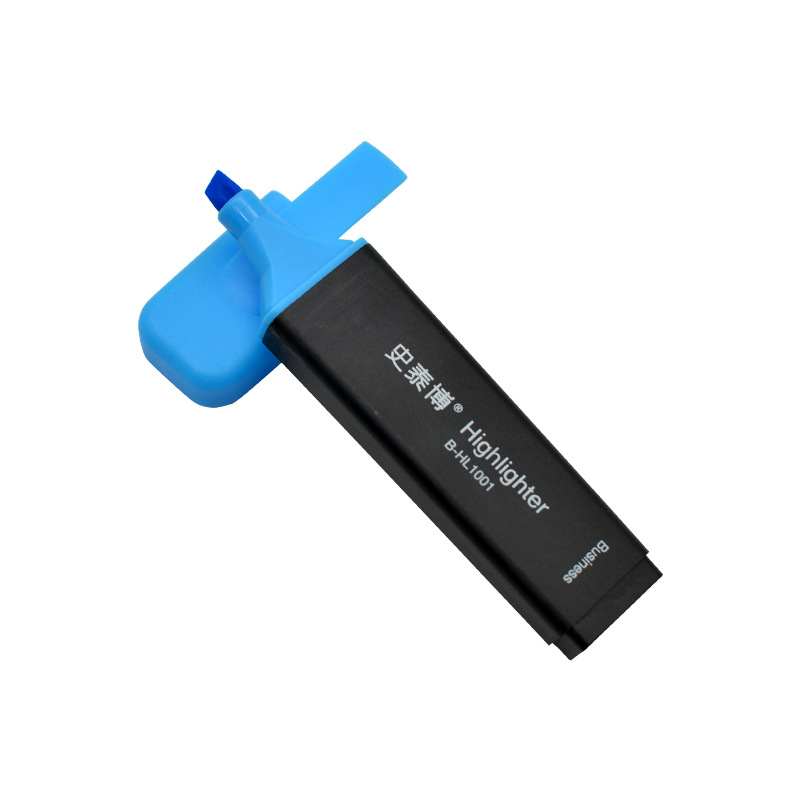 史泰博 B-HL1001 荧光笔 1.5-5mm 蓝色 12支/盒按支销售
