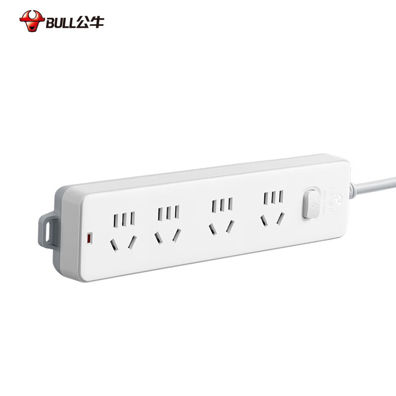 公牛 GN-410（新） 单控四联插座 3米按（个）销售
