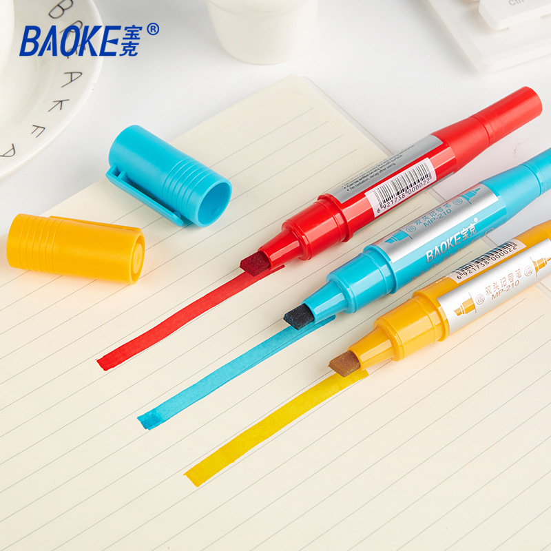 宝克 MP210 双头记号笔套装 12色按(套)销售 宝克 MP210 双头记号笔套装 12色按(套)销售