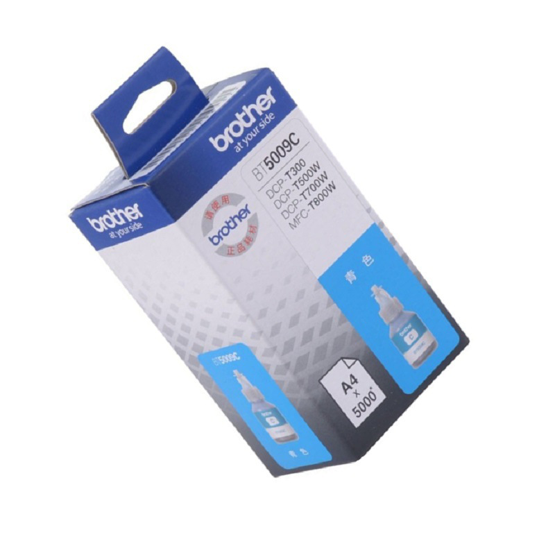 兄弟 BT5009C 墨盒 5000页 青色 （适用DCP-T300 DCP-500W DCP- 700 MFC-T800W）按（盒）销售